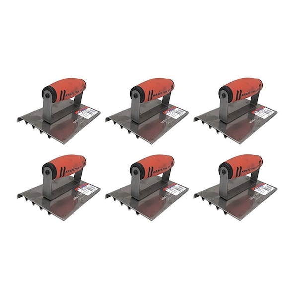 Co. CF112PF 6 in. x 4 in. Safety Step Edger Groover with ProForm Handle, 6PK